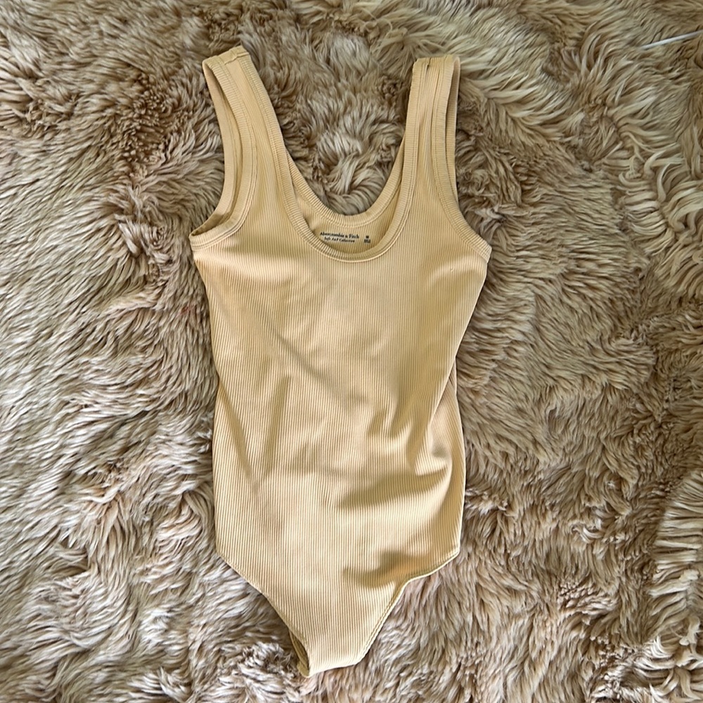 Abercrombie and Fitch Ribbed Tank Bodysuit